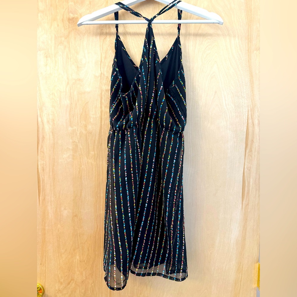 Roxy Black Dress with Multicolor Stripesp: Eligible 3/$25! - Picture 8 of 10